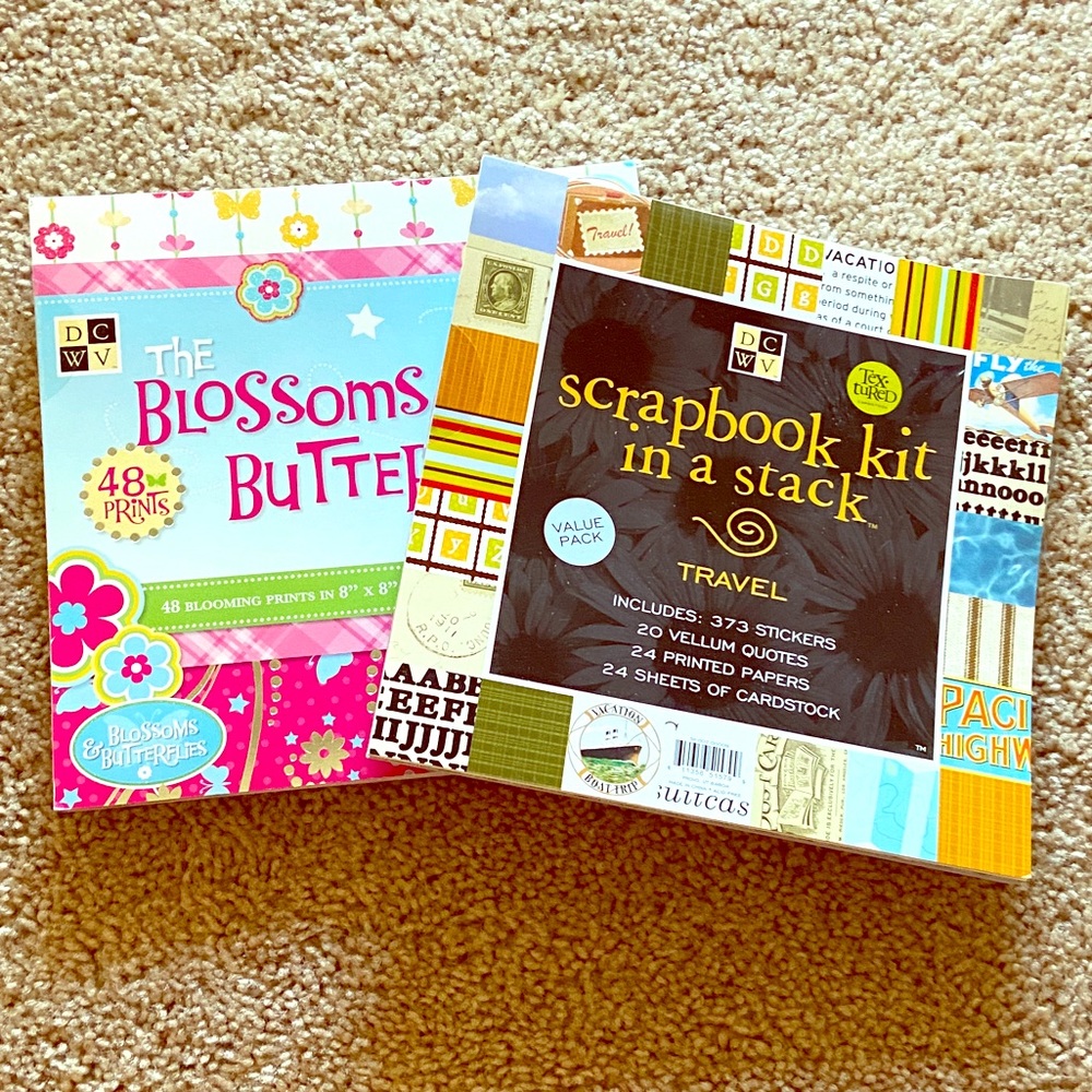 DCWV 2 New Scrapbooking paper pads